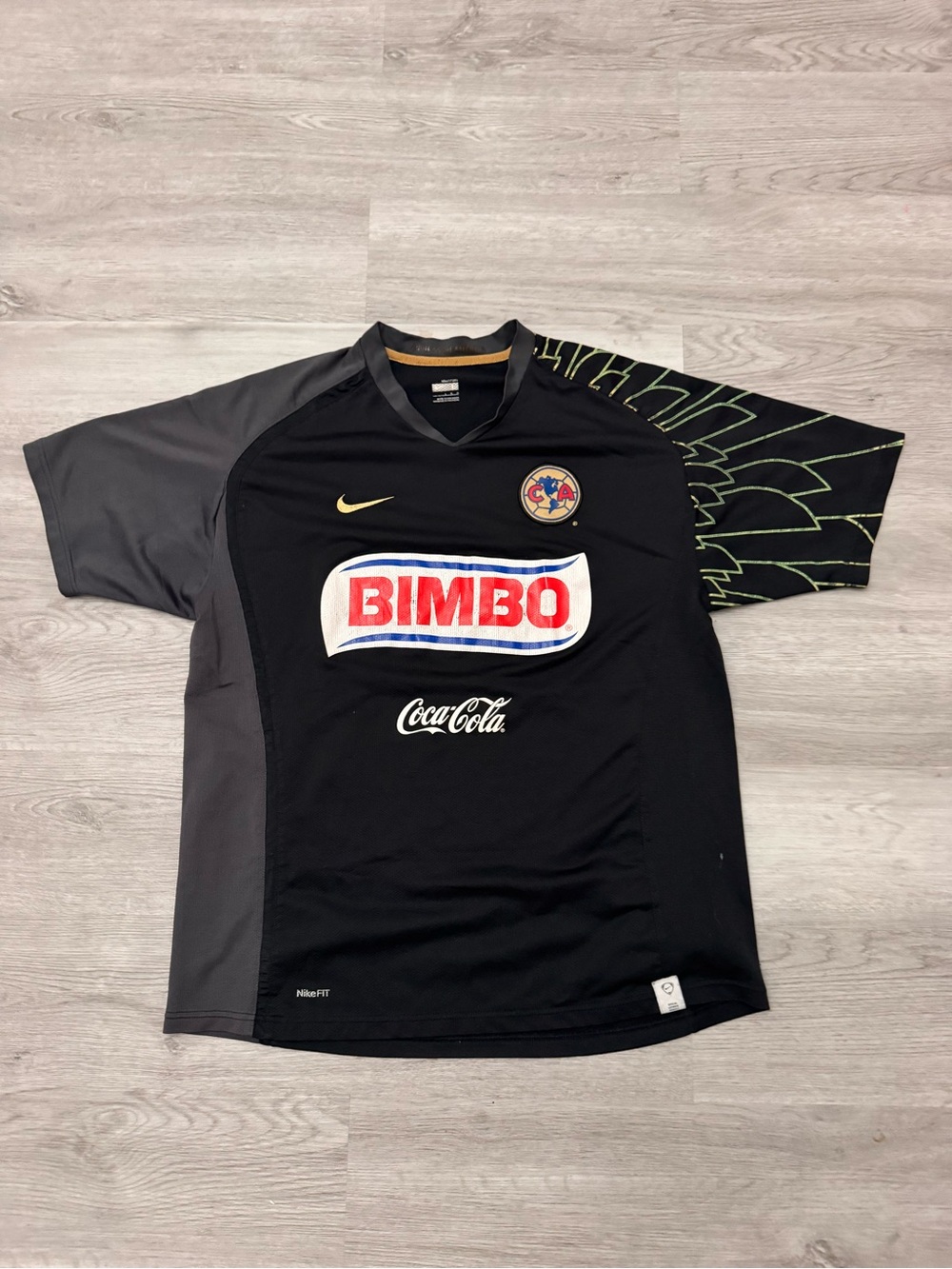 Rare 2007 Nike FIT Club America L 3rd Soccer Jersey Size L